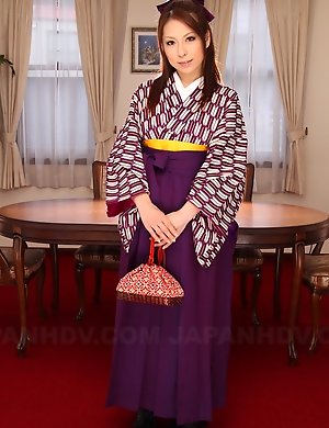 Nasty kimono lady Himeki Kaede