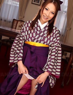 Nasty kimono lady Himeki Kaede