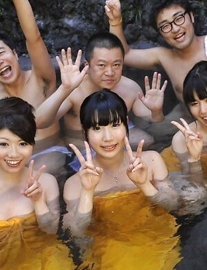 Shiori Ayasa, Nozomi Koizumi, Yuuko Kohinata fuck in the sprigs area