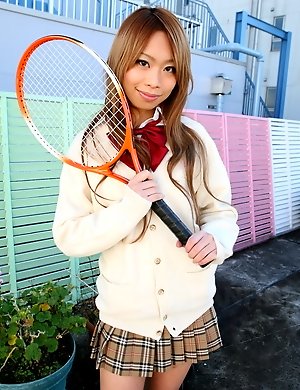 Remika Uehara poses on the street